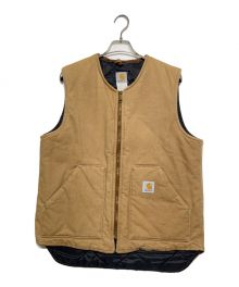 CarHartt（カーハート）の古着「90sダック地中綿ベスト」｜ベージュ