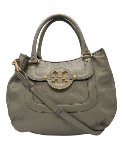 TORY BURCH（トリーバーチ）TORY BURCH (トリーバーチ) 2WAYショルダーバッグ グレージュの古着・服飾アイテム