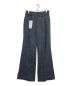 SUBLATIONS（サブレーションズ）の古着「HEAVY WOOL GABARDINE FLARE EASY TROUSERS」｜グレー