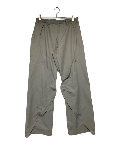 san san gear（サンサンギア）san san gear (サンサンギア) 23AW LAYER PANTS(レイヤー パンツ) グレー サイズ:2の古着・服飾アイテム