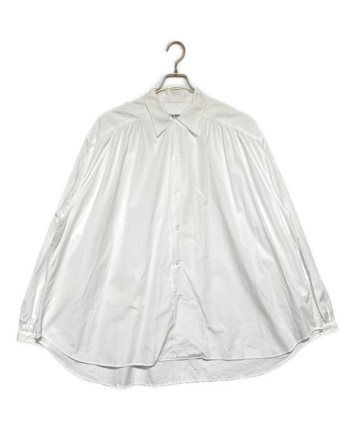 s'yte（サイト）s'yte (サイト) COTTON BROAD CLOTH DRAPED SHIRT(コットン ブロード クロス ドレープ シャツ) ホワイト サイズ:3の古着・服飾アイテム