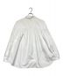 s'yte (サイト) COTTON BROAD CLOTH DRAPED SHIRT(コットン ブロード クロス ドレープ シャツ) ホワイト サイズ:3：15000円