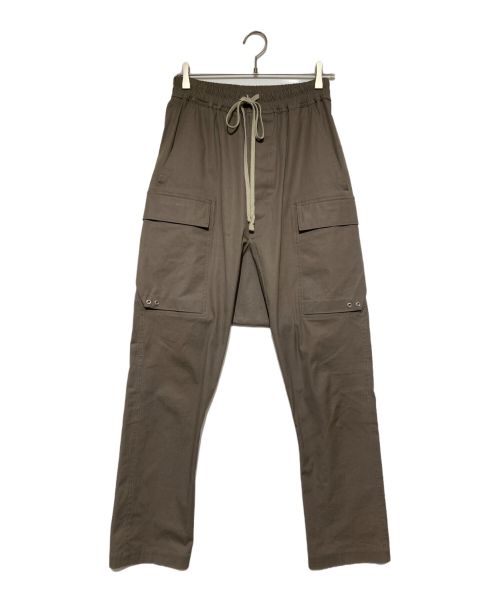 RICK OWENS（リックオウエンス）RICK OWENS (リックオウエンス) LONG CARGO PANTS(ロング カーゴ パンツ) ブラウン サイズ:46の古着・服飾アイテム