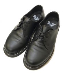 Dr.Martens（ドクターマーチン）の古着「1461 ホワイトスレッチ3ホールシューズ」｜ブラック