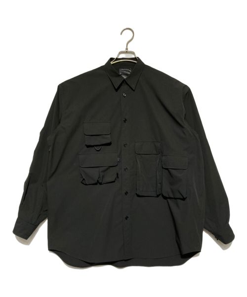 DAIWA PIER39（ダイワ ピア39）DAIWA PIER39 (ダイワ ピア39) Mulch Pocket Easy Shirts(マルチ ポケット イージー シャツ) ブラック サイズ:Mの古着・服飾アイテム