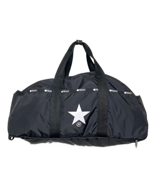 LeSportsac（レスポートサック）LeSportsac (レスポートサック) CONVERSE TOKYO (コンバーストウキョウ) コラボボストンバッグ ブラックの古着・服飾アイテム