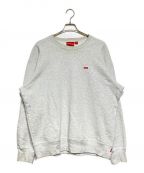 SUPREMEシュプリーム）の古着「small box logo crewneck」｜グレー