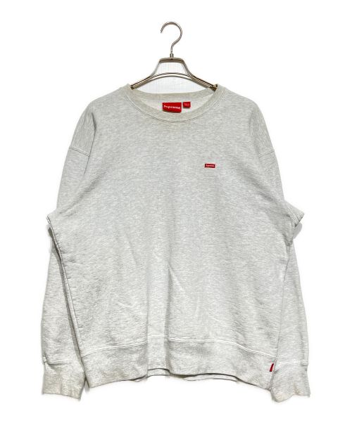 SUPREME（シュプリーム）SUPREME (シュプリーム) small box logo crewneck グレー サイズ:Lの古着・服飾アイテム