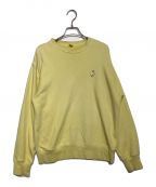 OLD FOLK HOUSEオールドフォークハウス）の古着「CHARM SWEATSHIRT」｜イエロー