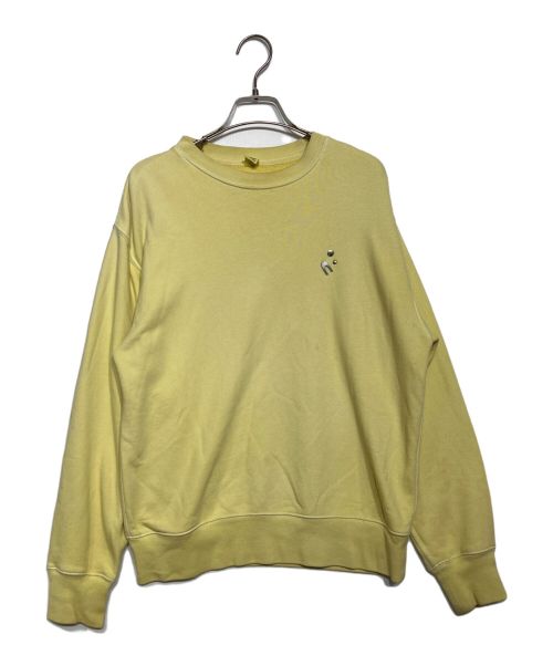 OLD FOLK HOUSE（オールドフォークハウス）OLD FOLK HOUSE (オールドフォークハウス) CHARM SWEATSHIRT イエロー サイズ:1の古着・服飾アイテム