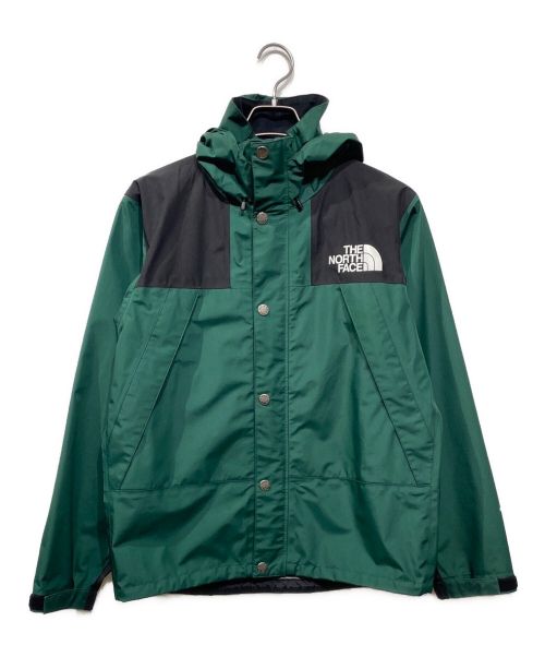 THE NORTH FACE（ザ ノース フェイス）THE NORTH FACE (ザ ノース フェイス) Mountain Raintex Jacket グリーン×ブラック サイズ:Sの古着・服飾アイテム