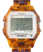 TIMEX×BEAMSタイメックス×ビームス）の古着「Classics Digital ”Tortoise shell” デジタル ウォッチ(クラシック デジタル タートル シェル)」｜ブラウン