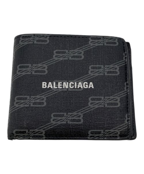 BALENCIAGA（バレンシアガ）BALENCIAGA (バレンシアガ) 2つ折り財布 ブラックの古着・服飾アイテム