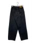 NEON SIGN (ネオンサイン) WIDE DENIM SLACKS ブラック サイズ:44：10000円