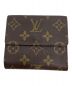 LOUIS VUITTON (ルイ ヴィトン) ポルトフォイユ・エリーズ ブラウン：15000円