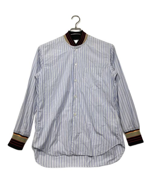 COMME des GARCONS SHIRT（コムデギャルソンシャツ）COMME des GARCONS SHIRT (コムデギャルソンシャツ) リブロングスリーブシャツ スカイブルー サイズ:XSの古着・服飾アイテム