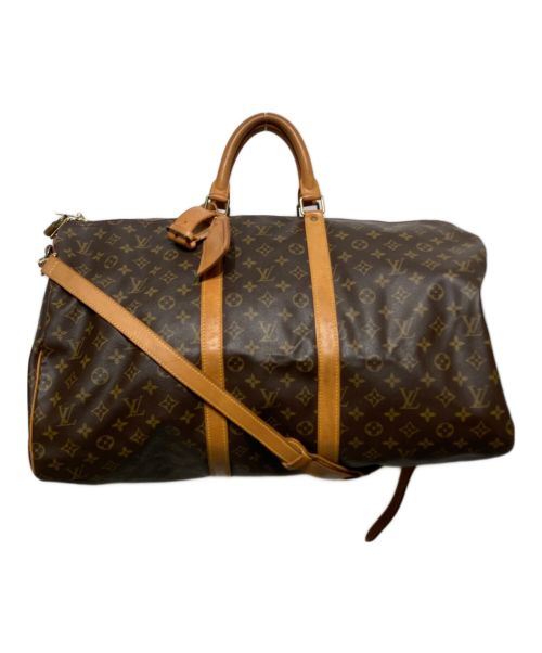 LOUIS VUITTON（ルイ ヴィトン）LOUIS VUITTON (ルイ ヴィトン) キーポル・バンドリエール55 ブラウンの古着・服飾アイテム