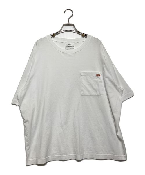 Acne studios（アクネ ストゥディオス）Acne studios (アクネ ストゥディオス) クルーネックTシャツ - リラックスフィット ホワイト サイズ:XLの古着・服飾アイテム