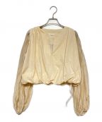 TODAYFULトゥデイフル）の古着「2way Gather Blouse」｜ベージュ