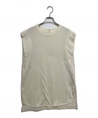 Mame Kurogouchiマメクロゴウチ）の古着「Cotton Jersey Sleeveless Top」｜ホワイト