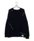 NEIGHBORHOOD（ネイバーフッド）の古着「24SS SAVAGE CREWNECK SWEATER　サベージクルーネックセーター」｜ブラック