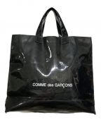 COMME des GARCONSコムデギャルソン）の古着「BLACK MARKET限定PVCトートバッグ」｜ブラック