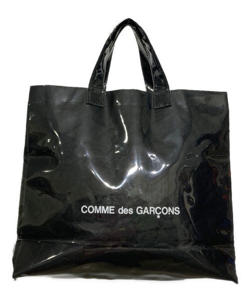 COMME des GARCONS（コムデギャルソン）COMME des GARCONS (コムデギャルソン) BLACK MARKET限定PVCトートバッグ ブラックの古着・服飾アイテム