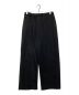 Graphpaper（グラフペーパー）の古着「Selvage Wool Wide Tuck Cook Pants(サルベージ　ウール　ワイド　トラック　コークパンツ)」｜ブラック