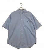 THE NORTHFACE PURPLELABELザ・ノースフェイス パープルレーベル）の古着「Cotton Polyester OX B.D. Big H/S Shirt」｜サックスブルー