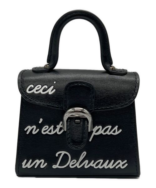 DELVAUX（デルヴォー）DELVAUX (デルヴォー) バックチャームキーホルダー ブラックの古着・服飾アイテム