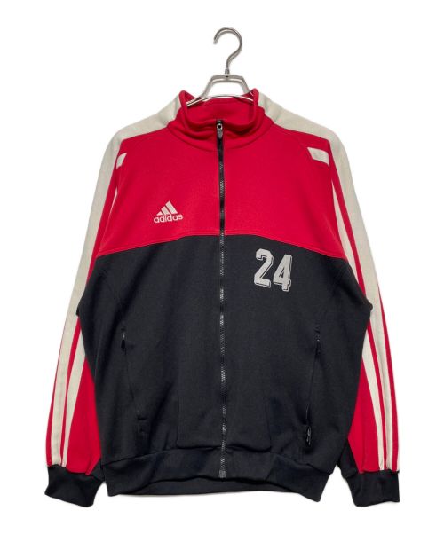 adidas（アディダス）adidas (アディダス) トラックジャケット レッド サイズ:2XLの古着・服飾アイテム