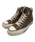 CONVERSE ADDICT（コンバース アディクト）の古着「CHUCK TAYLOR CANVAS HI」｜ブラウン