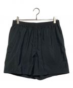 AURALEEオーラリー）の古着「23SS WASHED COTTON NYLON WEATHER EASY SHORTS」｜ブラック