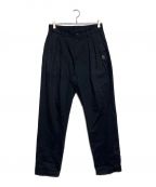 A BATHING APEアベイシングエイプ）の古着「APE HEAD ONE POINT 2TUCK CHINO PANTS」｜ブラック