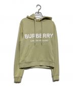 BURBERRYバーバリー）の古着「ロゴプリントパーカー」｜グリーン