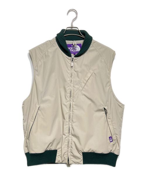 THE NORTHFACE PURPLELABEL（ザ・ノースフェイス パープルレーベル）THE NORTHFACE PURPLELABEL (ザ・ノースフェイス パープルレーベル) 65 35 Field Insulation Vest ベージュ サイズ:Lの古着・服飾アイテム