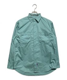 THE NORTHFACE PURPLELABEL（ザ・ノースフェイス パープルレーベル）の古着「Double Pocket Field Work Shir」｜グリーン