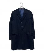 PAUL SMITHポールスミス）の古着「CHALK STRIPE CHESTER COAT」｜ネイビー