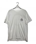 CHROME HEARTSクロムハーツ）の古着「Back Grad Circle Logo Tee」｜ホワイト