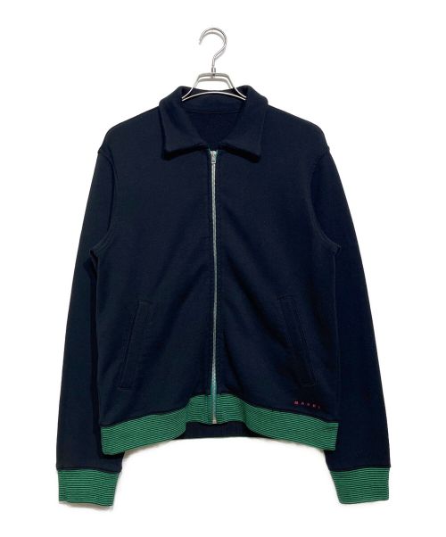 MARNI（マルニ）MARNI (マルニ) ジップアップブルゾン ブラック サイズ:46の古着・服飾アイテム