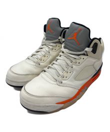 NIKE（ナイキ）の古着「Air Jordan 5 "Orange Blaze"」｜ホワイト×オレンジ