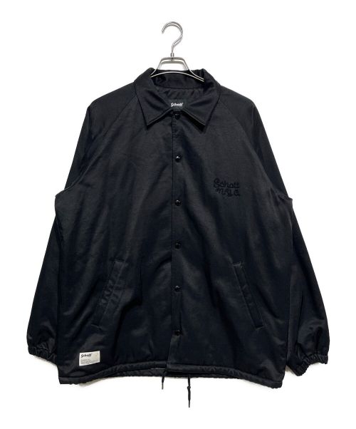 Schott（ショット）Schott (ショット) NCツイル コーチジャケット ブラック サイズ:XLの古着・服飾アイテム