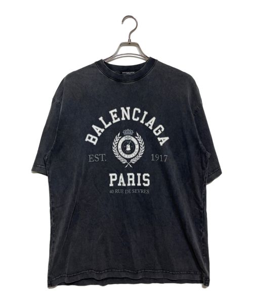 BALENCIAGA（バレンシアガ）BALENCIAGA (バレンシアガ) ヴィンテージロゴTシャツ グレー サイズ:XSの古着・服飾アイテム