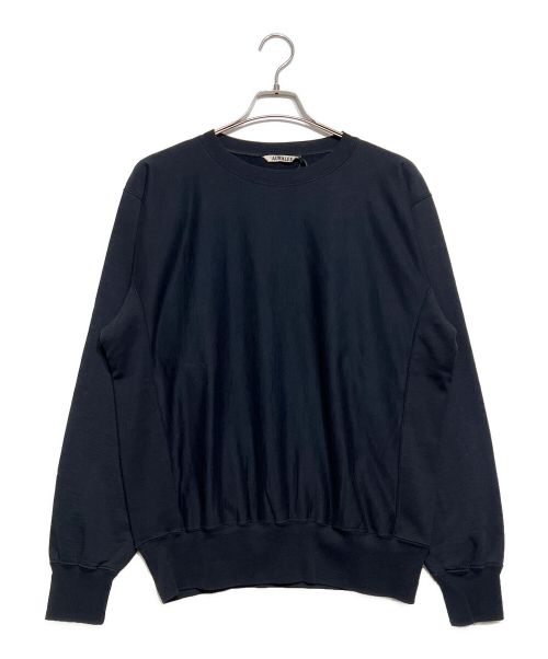 AURALEE（オーラリー）AURALEE (オーラリー) 24AW ELASTIC HIGH GAUGE SWEAT P/O ネイビー サイズ:4 未使用品の古着・服飾アイテム