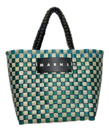 MARNI（マルニ）の古着「トートバッグ」｜グリーン×アイボリー