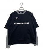 UMBRO×FORSOMEONEアンブロ×フォーサムワン）の古着「LAYERED LT」｜ブラック