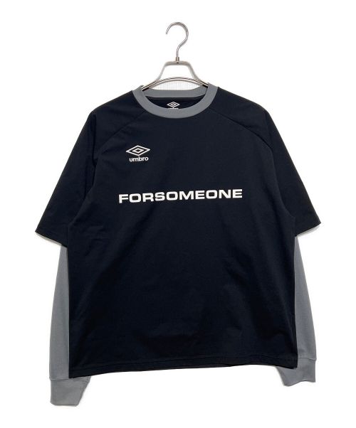 UMBRO（アンブロ）UMBRO (アンブロ) FORSOMEONE (フォーサムワン) LAYERED LT ブラック サイズ:46の古着・服飾アイテム