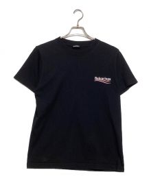 BALENCIAGA（バレンシアガ）の古着「キャンペーンロゴ Tシャツ」｜ブラック