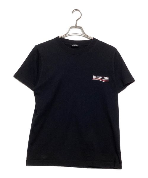 BALENCIAGA（バレンシアガ）BALENCIAGA (バレンシアガ) キャンペーンロゴ Tシャツ ブラック サイズ:Mの古着・服飾アイテム