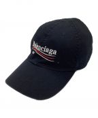 BALENCIAGAバレンシアガ）の古着「17AW Campaign Logo Cap」｜ブラック